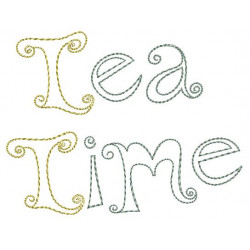 Stickdatei TEA PARTY Tea Time